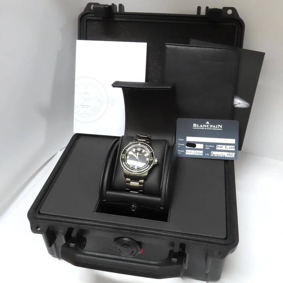Blancpain Fifty Fathoms Titanium 42.3mm Black Dial Automatic 5010-12B30 — photo 10