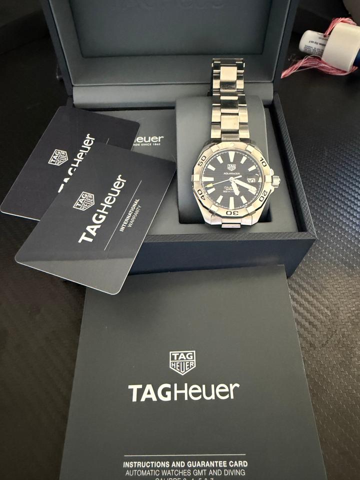TAG Heuer Aquaracer 300M Full set box and papers. Warranty card. Very good condition