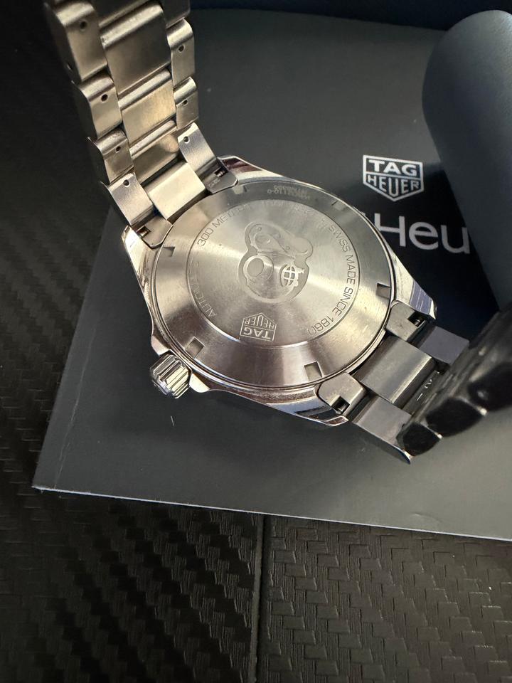 TAG Heuer Aquaracer 300M Full set box and papers. Warranty card. Very good condition — photo 4