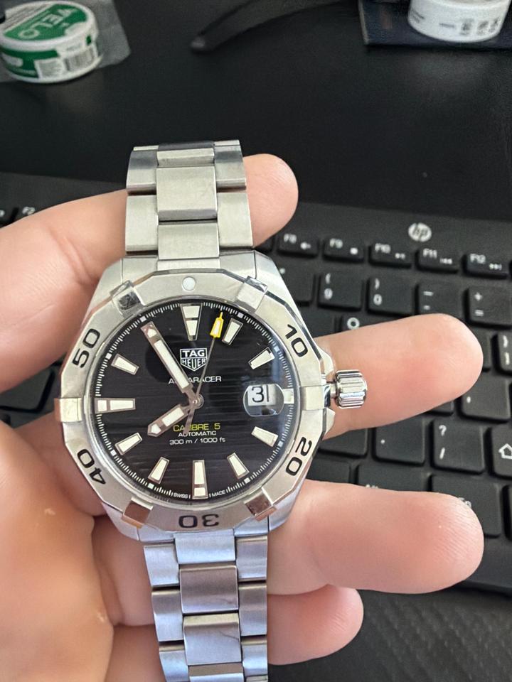 TAG Heuer Aquaracer 300M Full set box and papers. Warranty card. Very good condition — photo 8