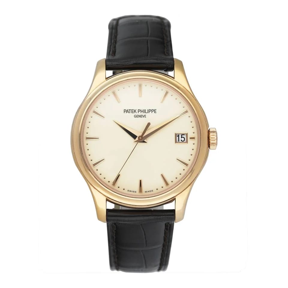 Patek Philippe Calatrava 5227R Ivory Dial 18K Rose Gold Mens Watch Box Papers
