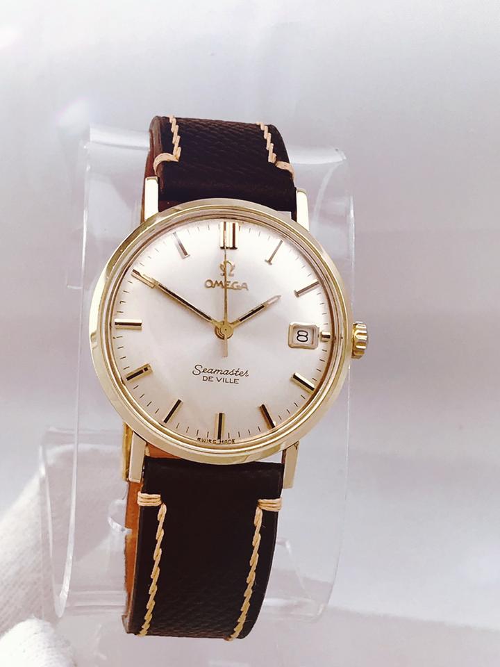 Omega Seamaster Vintage 1962 OMEGA SEAMASTER 14K GOLD BEZEL &amp; CAP Cal 610 Mechanical Men's Wrist Watch SWISS MADE - RUNS EXCELLENT WORKING - KEEPING A GOOD TIME