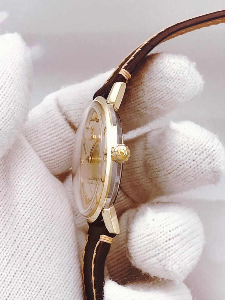 Omega Seamaster Vintage 1962 OMEGA SEAMASTER 14K GOLD BEZEL &amp; CAP Cal 610 Mechanical Men's Wrist Watch SWISS MADE - RUNS EXCELLENT WORKING - KEEPING A GOOD TIME — photo 4