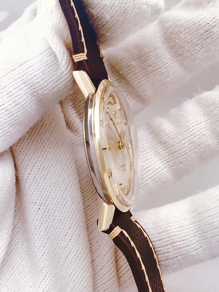 Omega Seamaster Vintage 1962 OMEGA SEAMASTER 14K GOLD BEZEL &amp; CAP Cal 610 Mechanical Men's Wrist Watch SWISS MADE - RUNS EXCELLENT WORKING - KEEPING A GOOD TIME — photo 6