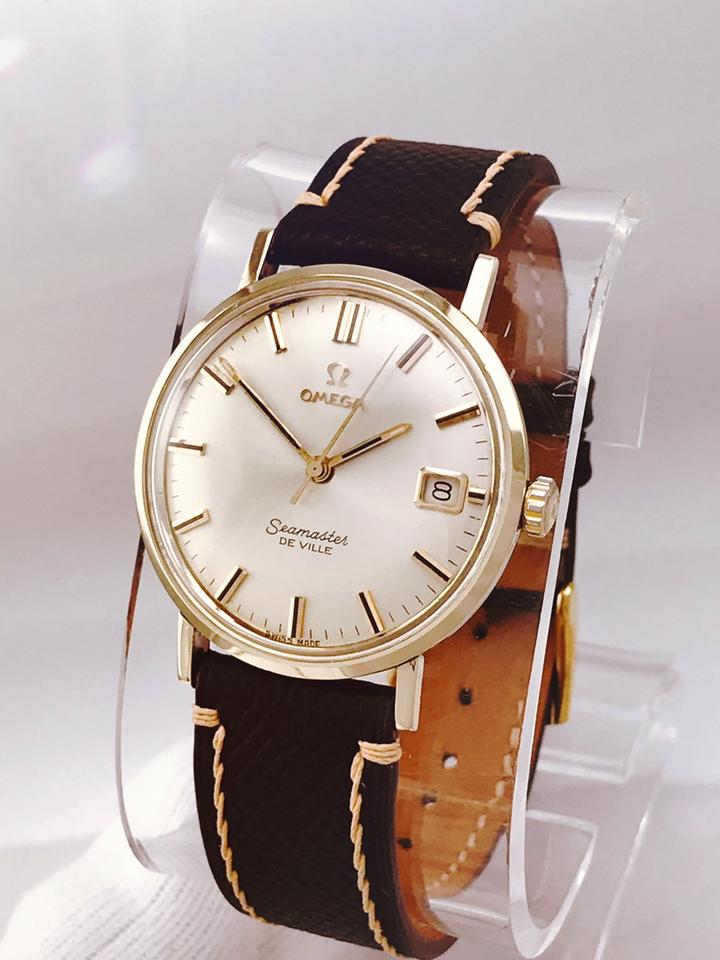 Omega Seamaster Vintage 1962 OMEGA SEAMASTER 14K GOLD BEZEL &amp; CAP Cal 610 Mechanical Men's Wrist Watch SWISS MADE - RUNS EXCELLENT WORKING - KEEPING A GOOD TIME — photo 9