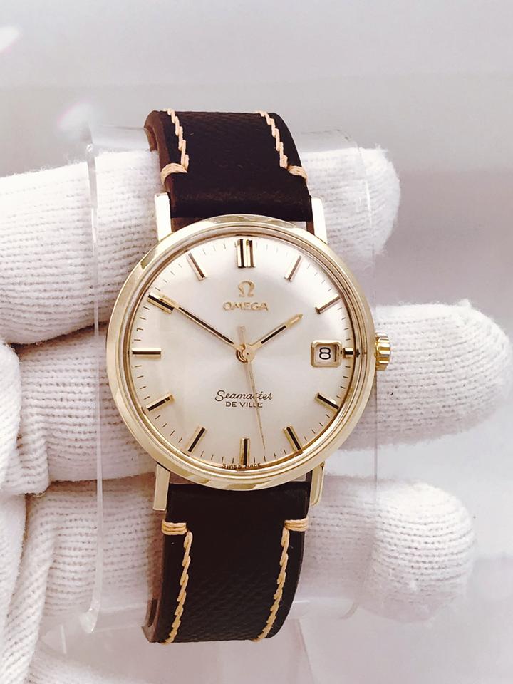 Omega Seamaster Vintage 1962 OMEGA SEAMASTER 14K GOLD BEZEL &amp; CAP Cal 610 Mechanical Men's Wrist Watch SWISS MADE - RUNS EXCELLENT WORKING - KEEPING A GOOD TIME — photo 15