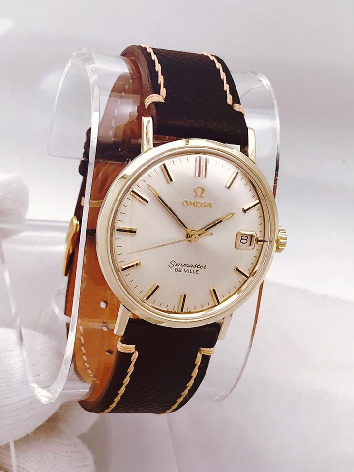 Omega Seamaster Vintage 1962 OMEGA SEAMASTER 14K GOLD BEZEL &amp; CAP Cal 610 Mechanical Men's Wrist Watch SWISS MADE - RUNS EXCELLENT WORKING - KEEPING A GOOD TIME — photo 16