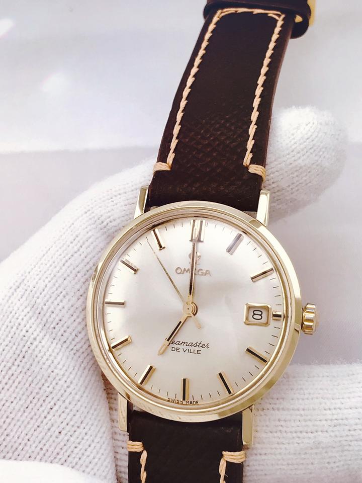 Omega Seamaster Vintage 1962 OMEGA SEAMASTER 14K GOLD BEZEL &amp; CAP Cal 610 Mechanical Men's Wrist Watch SWISS MADE - RUNS EXCELLENT WORKING - KEEPING A GOOD TIME — photo 19