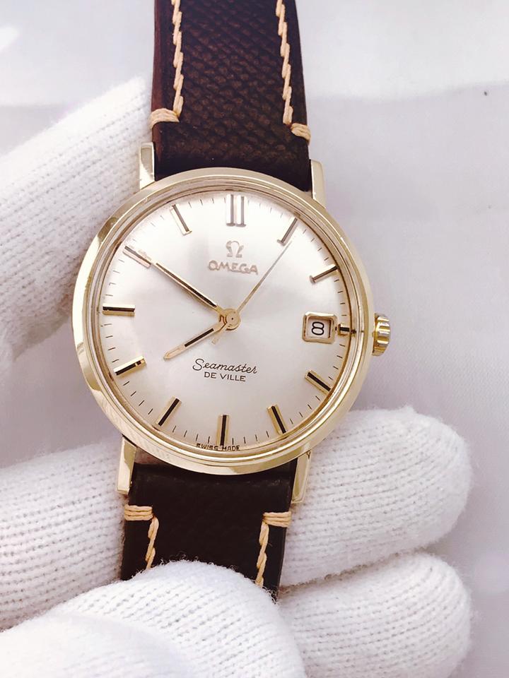 Omega Seamaster Vintage 1962 OMEGA SEAMASTER 14K GOLD BEZEL &amp; CAP Cal 610 Mechanical Men's Wrist Watch SWISS MADE - RUNS EXCELLENT WORKING - KEEPING A GOOD TIME — photo 20