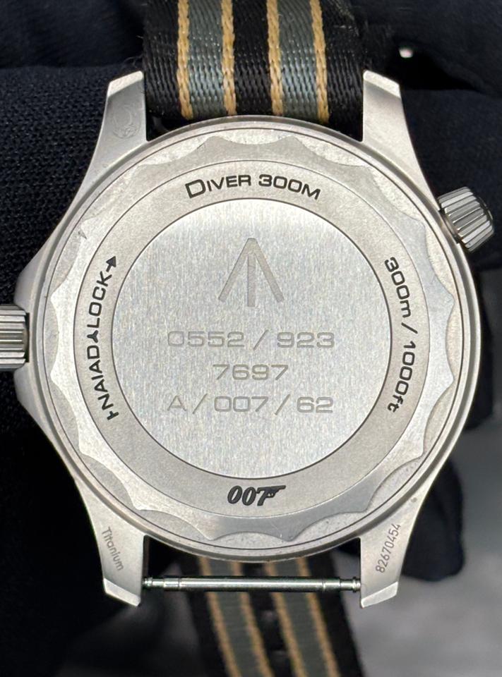 Omega Seamaster Diver 300 M 007 2022 NTTD No Time To Die 210.92.42.20.01.001 NATO B&amp;P — photo 8