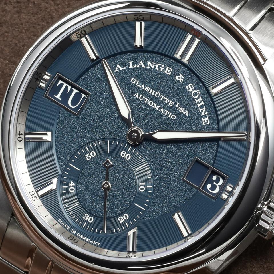 A. Lange &amp; Söhne Odysseus 2026 Complete 40.5mm Steel Blue Dial Steel Bezel Bracelet 363.179 — photo 3