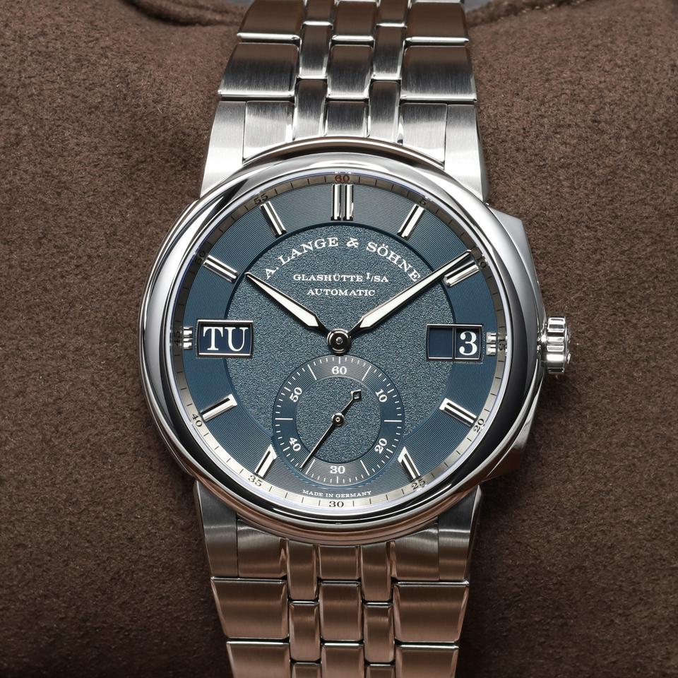 A. Lange &amp; Söhne Odysseus 2026 Complete 40.5mm Steel Blue Dial Steel Bezel Bracelet 363.179 — photo 4
