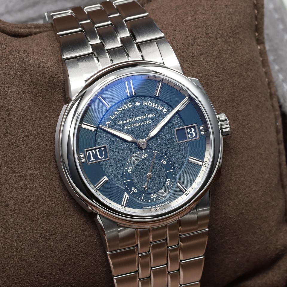 A. Lange &amp; Söhne Odysseus 2026 Complete 40.5mm Steel Blue Dial Steel Bezel Bracelet 363.179 — photo 5