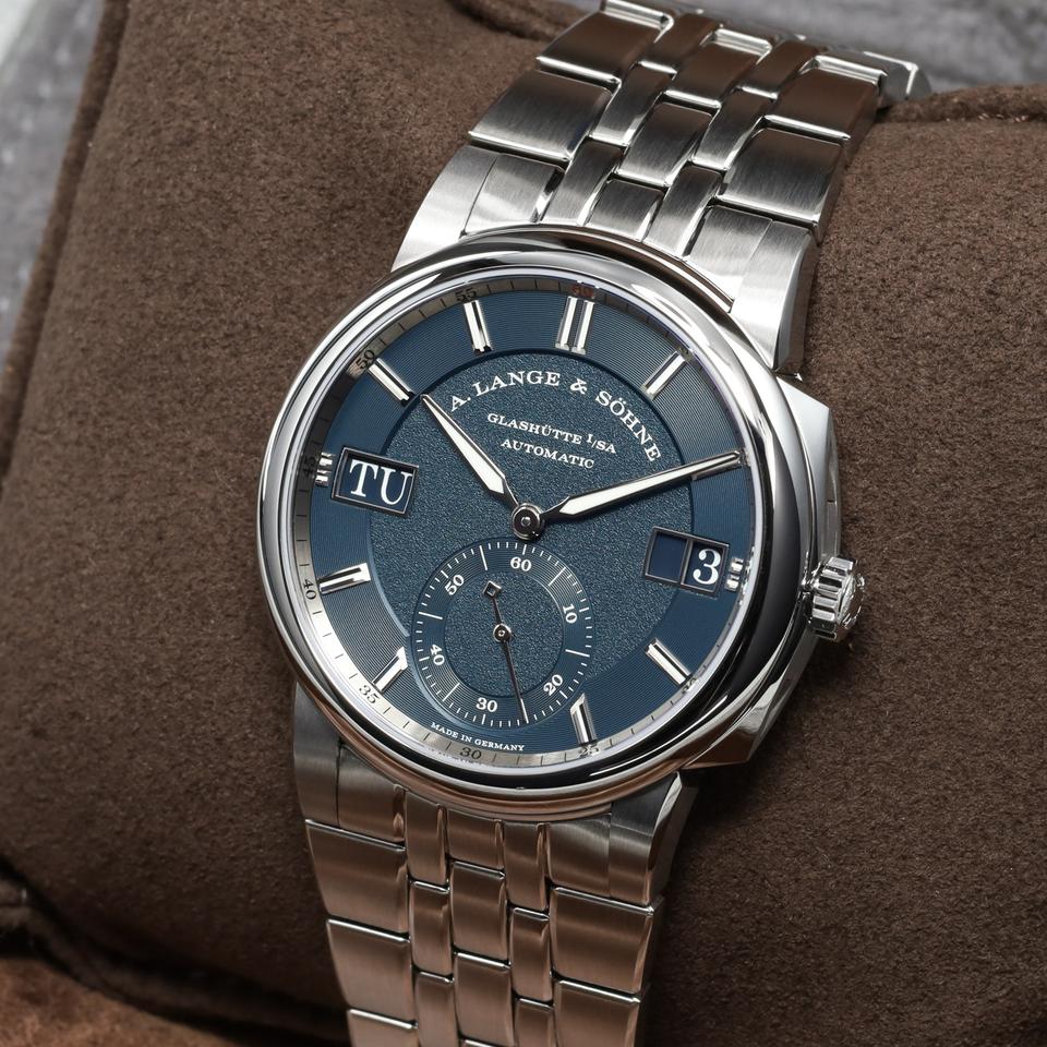 A. Lange &amp; Söhne Odysseus 2026 Complete 40.5mm Steel Blue Dial Steel Bezel Bracelet 363.179 — photo 6