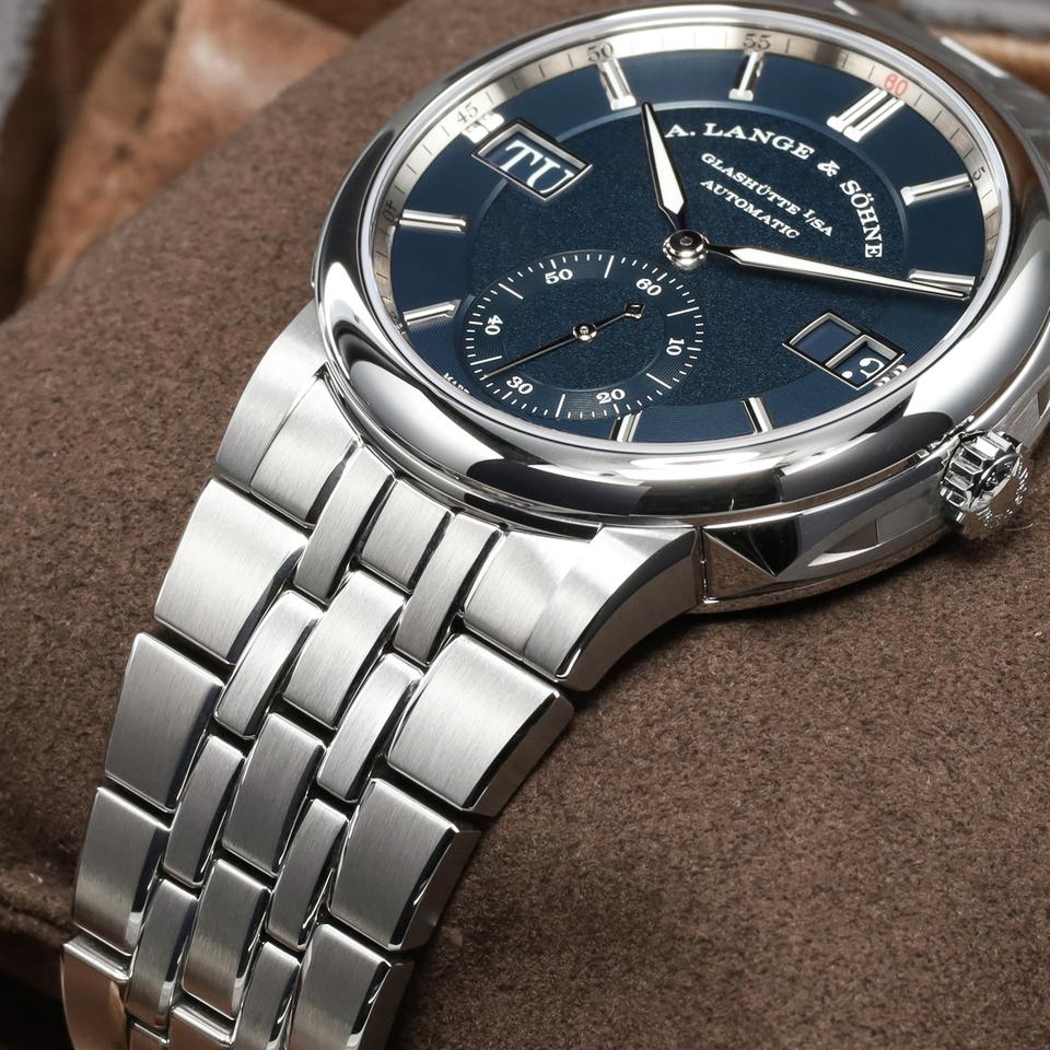 A. Lange &amp; Söhne Odysseus 2026 Complete 40.5mm Steel Blue Dial Steel Bezel Bracelet 363.179 — photo 12