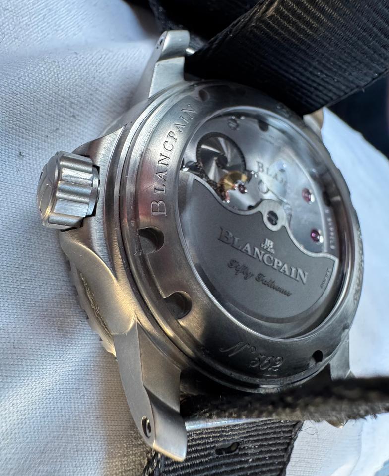 Blancpain Fifty Fathoms Automatic 50 Fathoms Grande Date Titanium NATO Strap — photo 4