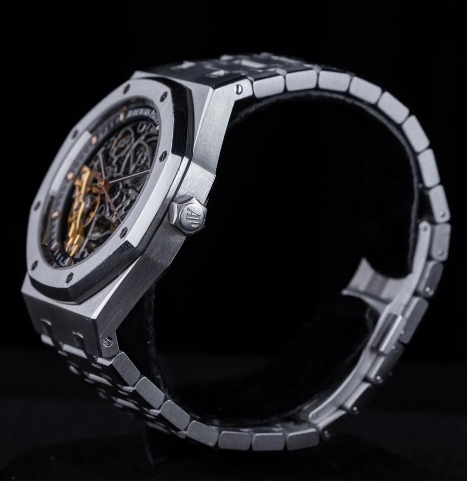 Audemars Piguet Royal Oak Double Balance Wheel Openworked Excellent Condition Steel Openworked Skeleton — photo 2