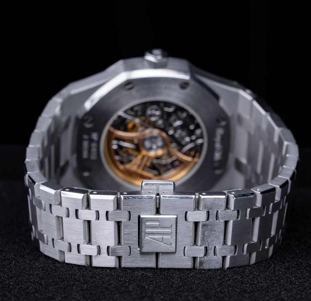 Audemars Piguet Royal Oak Double Balance Wheel Openworked Excellent Condition Steel Openworked Skeleton — photo 5