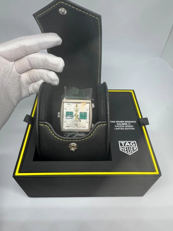 TAG Heuer Monaco Limited Edition Monaco Chronograph NEW / Unworn – Full Set – Racing Green — photo 8
