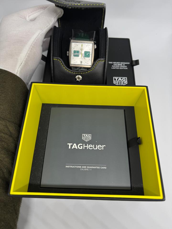 TAG Heuer Monaco Limited Edition Monaco Chronograph NEW / Unworn – Full Set – Racing Green — photo 9