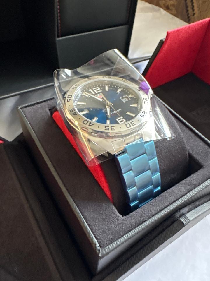 TAG Heuer Formula 1 Quartz THF1 QRTZ 41 STE BLU BRA STE — photo 2