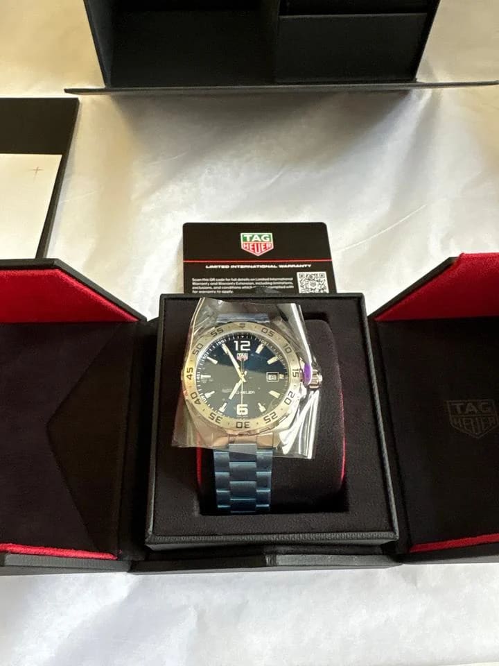 TAG Heuer Formula 1 Quartz THF1 QRTZ 41 STE BLU BRA STE — photo 5