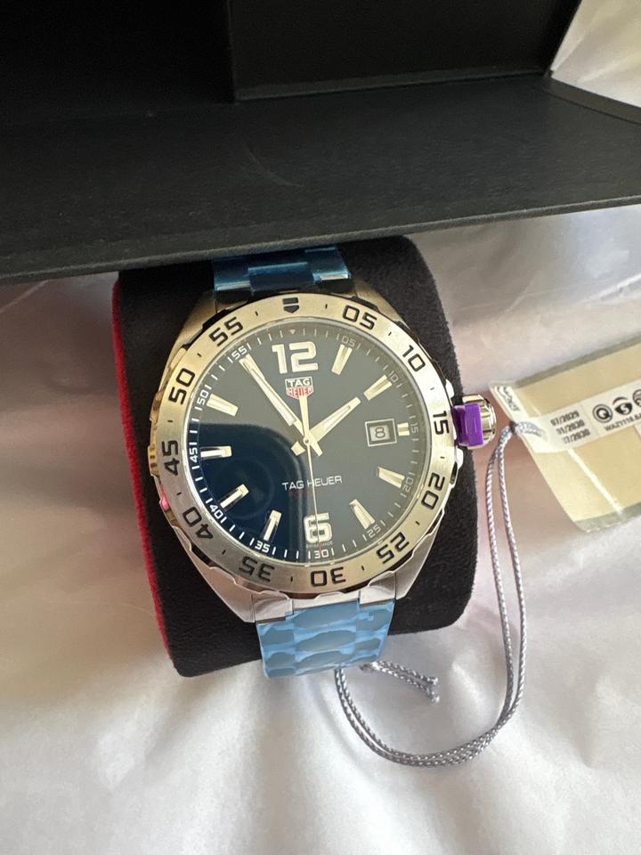 TAG Heuer Formula 1 Quartz THF1 QRTZ 41 STE BLU BRA STE — photo 6