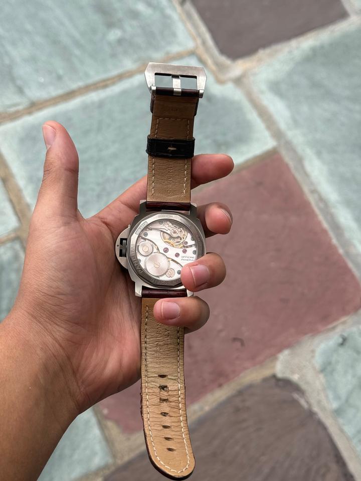Panerai Luminor Marina PAM 0177 44mm Titanium case. Sandwich dial. — photo 4