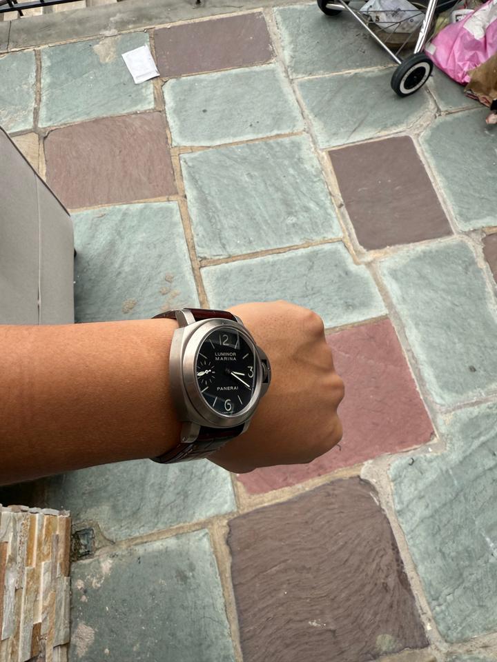 Panerai Luminor Marina PAM 0177 44mm Titanium case. Sandwich dial. — photo 5