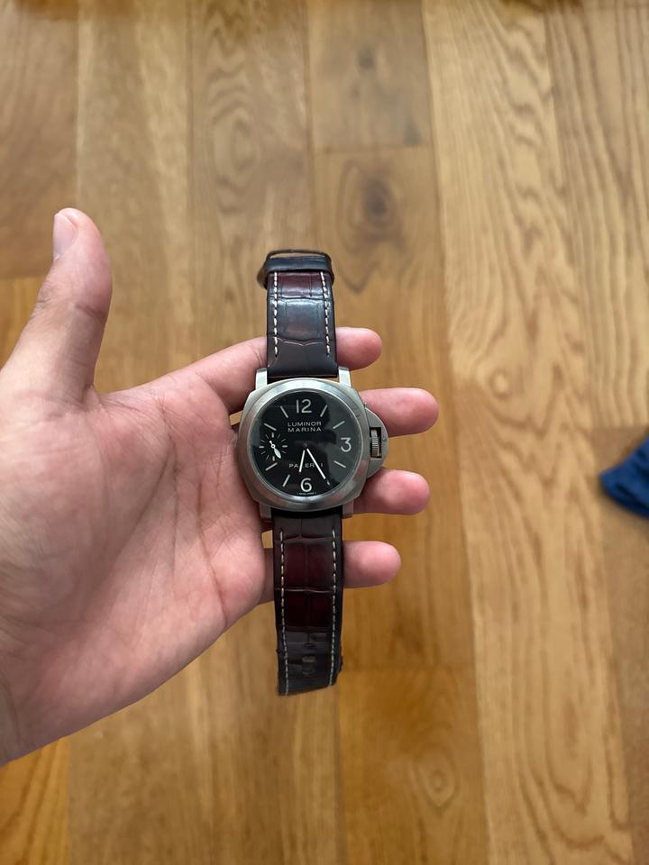 Panerai Luminor Marina PAM 0177 44mm Titanium case. Sandwich dial. — photo 6