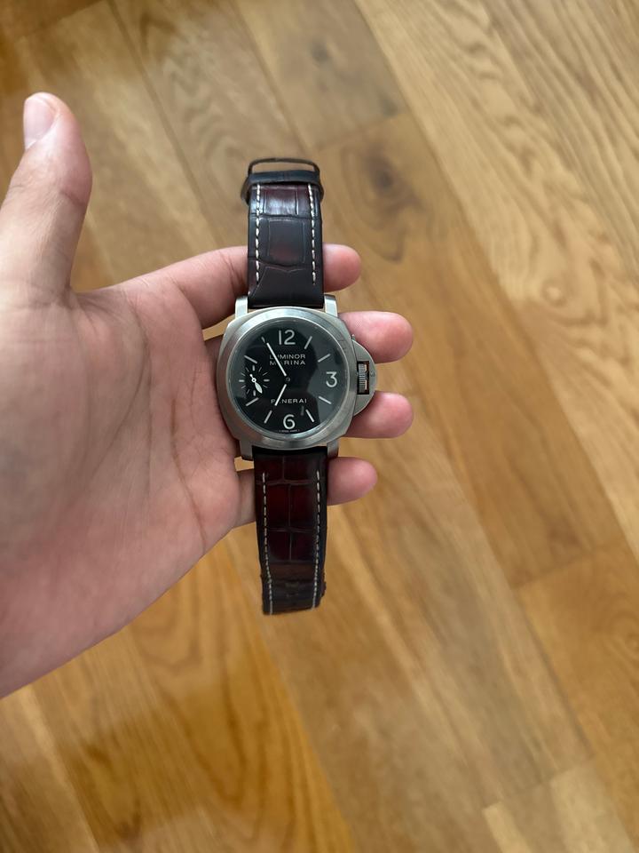 Panerai Luminor Marina PAM 0177 44mm Titanium case. Sandwich dial. — photo 7