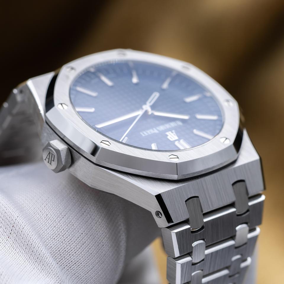 Audemars Piguet Royal Oak Automatic 41mm Blue Dial - AP 15500st Complete Set — photo 14