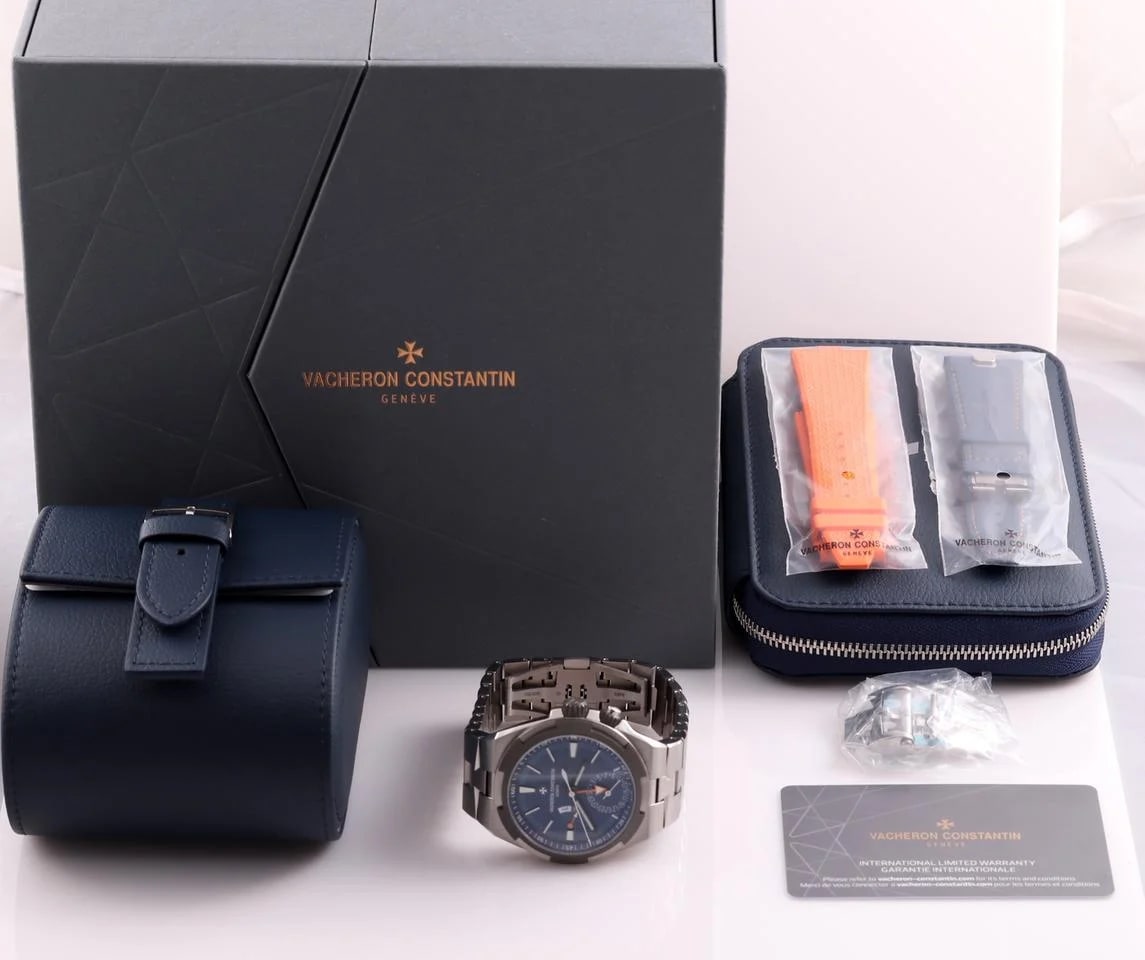 Vacheron Constantin Overseas Dual Time Cardinal Points Blue East 7930V Full Set — photo 2