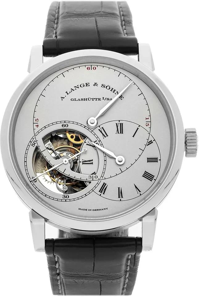 A. Lange & Söhne Richard Lange Tourbillon Pour le Mérite Fusee-and-Chain Transmission Platinum Limited 100 Full Set - Extremely Rare Highly Collectible Limited Edition