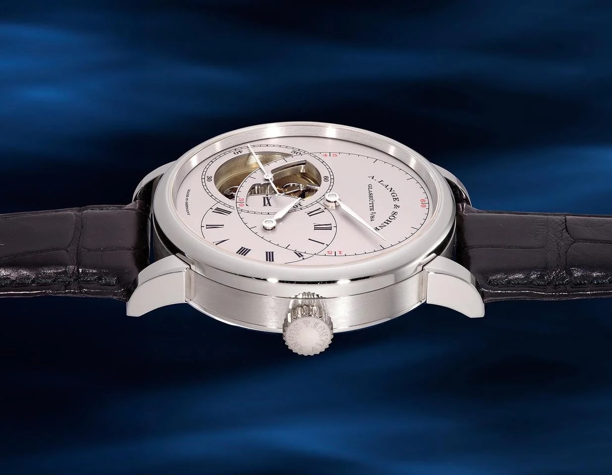 A. Lange &amp; Söhne Richard Lange Tourbillon Pour le Mérite Fusee-and-Chain Transmission Platinum Limited 100 Full Set - Extremely Rare Highly Collectible Limited Edition — photo 7