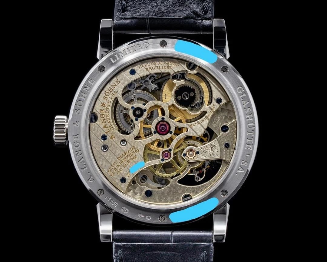 A. Lange &amp; Söhne Richard Lange Tourbillon Pour le Mérite Fusee-and-Chain Transmission Platinum Limited 100 Full Set - Extremely Rare Highly Collectible Limited Edition — photo 9