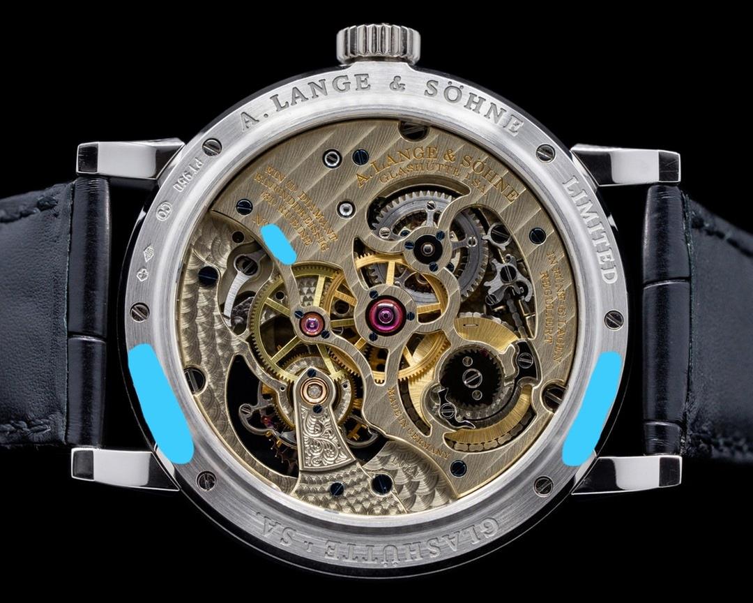 A. Lange &amp; Söhne Richard Lange Tourbillon Pour le Mérite Fusee-and-Chain Transmission Platinum Limited 100 Full Set - Extremely Rare Highly Collectible Limited Edition — photo 11