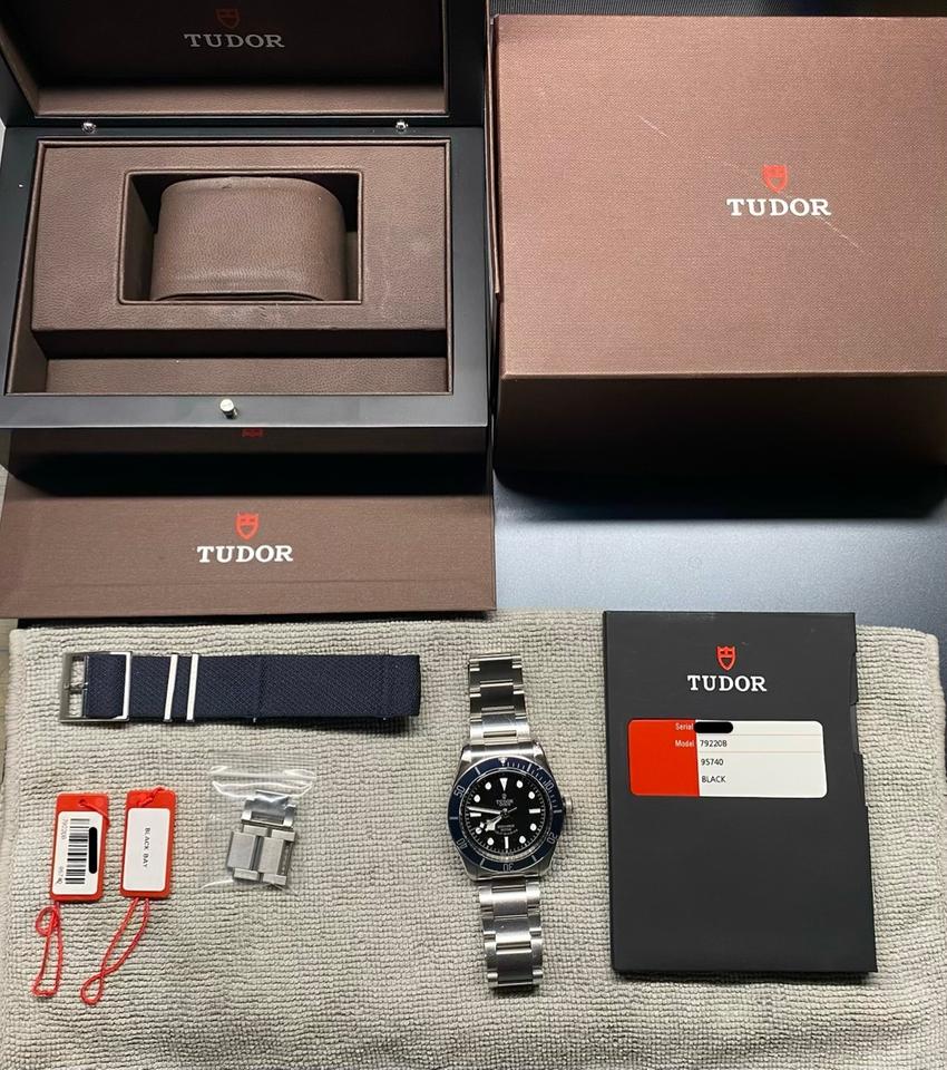 Tudor Black Bay Heritage Black Bay Tudor Black Bay 41mm 2015 Heritage Blue Bezel Black Dial Sta — photo 2