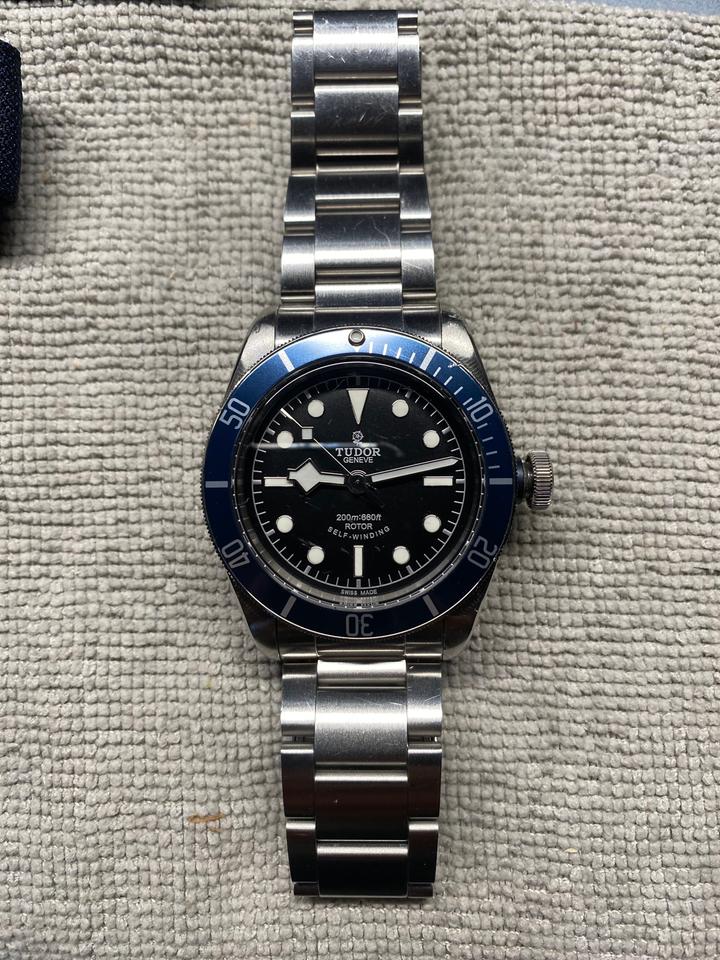 Tudor Black Bay Heritage Black Bay Tudor Black Bay 41mm 2015 Heritage Blue Bezel Black Dial Sta — photo 3