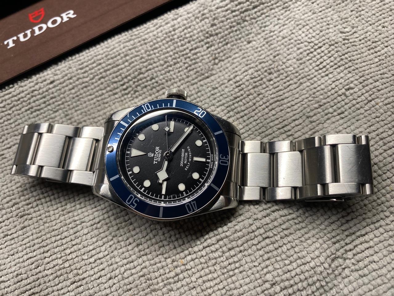 Tudor Black Bay Heritage Black Bay Tudor Black Bay 41mm 2015 Heritage Blue Bezel Black Dial Sta — photo 9