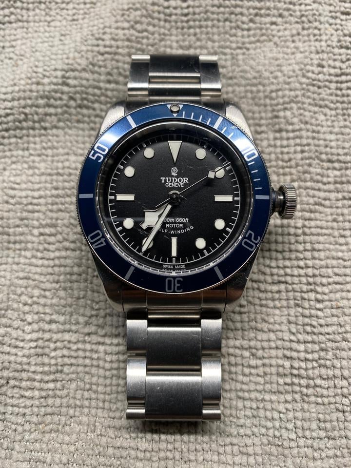 Tudor Black Bay Heritage Black Bay Tudor Black Bay 41mm 2015 Heritage Blue Bezel Black Dial Sta — photo 11