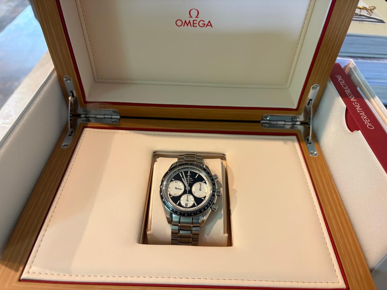 Omega Speedmaster Racing Reverse Panda Chronograph 40mm