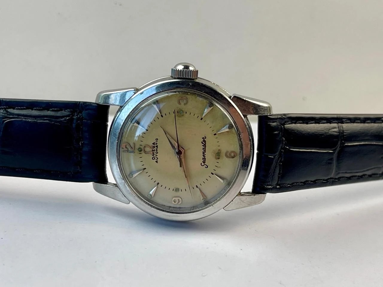 Omega Seamaster Automatic Stainless-Steel Ref.2828-14 SC Cal.470 Adjusted to 2 Positions Chronometer Vintage Swiss Made