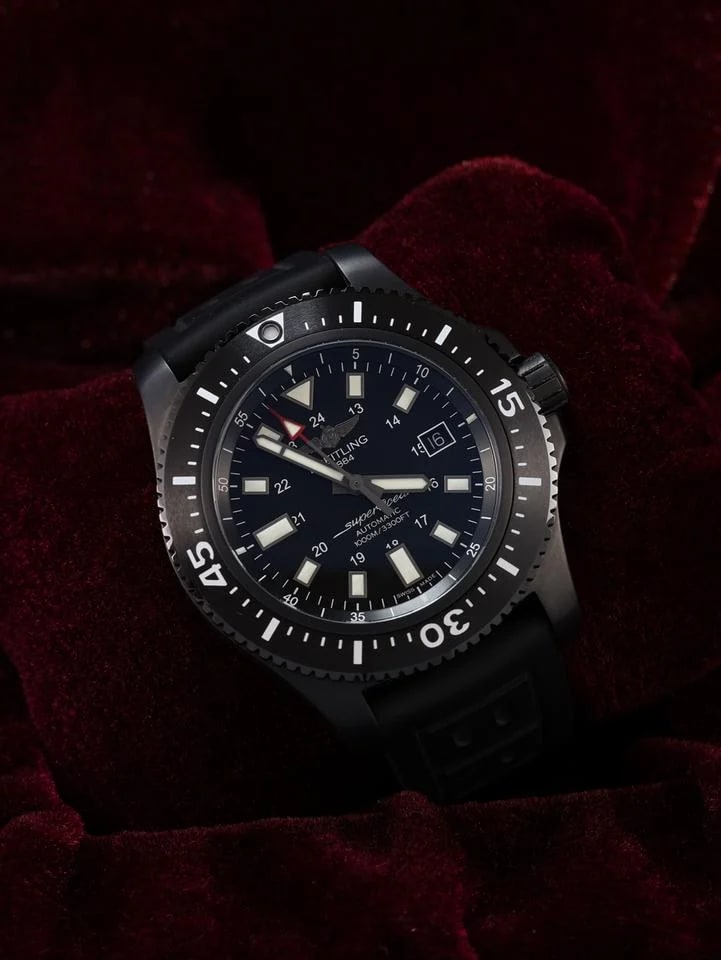 Breitling Superocean 44 Pre-Owned Superocean 44 Special M17393 Black with box and papers