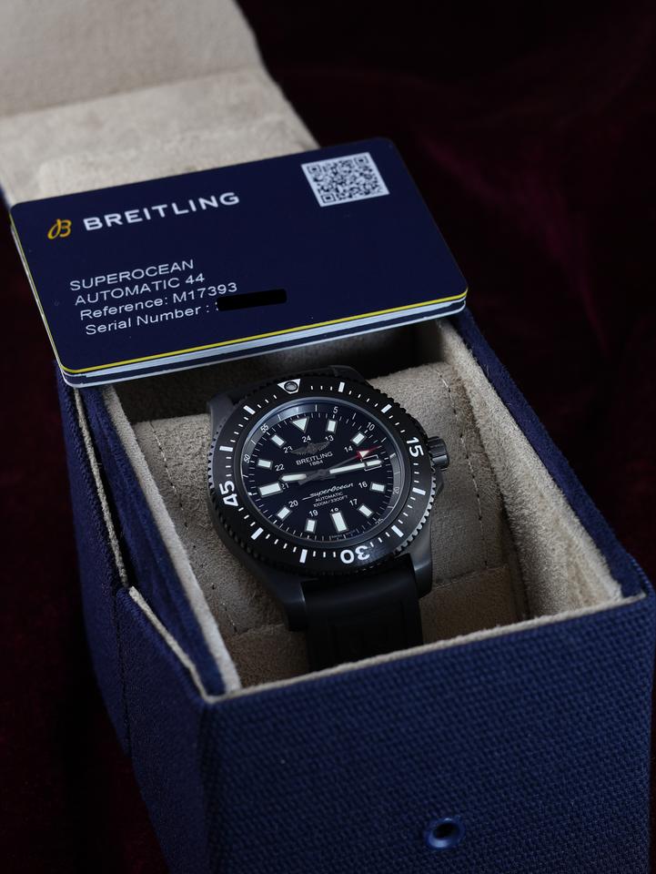 Breitling Superocean 44 Pre-Owned Superocean 44 Special M17393 Black with box and papers — photo 11