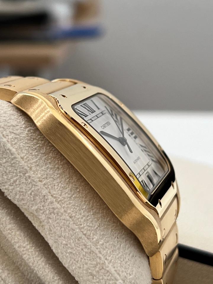 Cartier Santos Unworn 2025 Yellow Gold Automatic WGSA0029 Unworn Full Set — photo 2