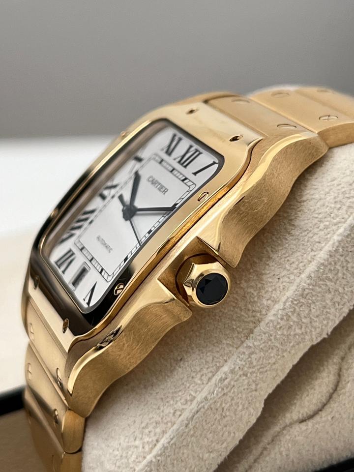Cartier Santos Unworn 2025 Yellow Gold Automatic WGSA0029 Unworn Full Set — photo 3