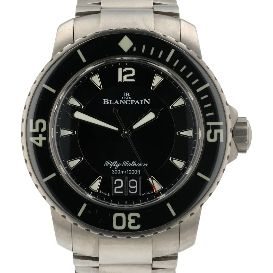 Blancpain Fifty Fathoms Black Dial Titanium 45mm Automatic Men’s 5015-12B30-98B — photo 2