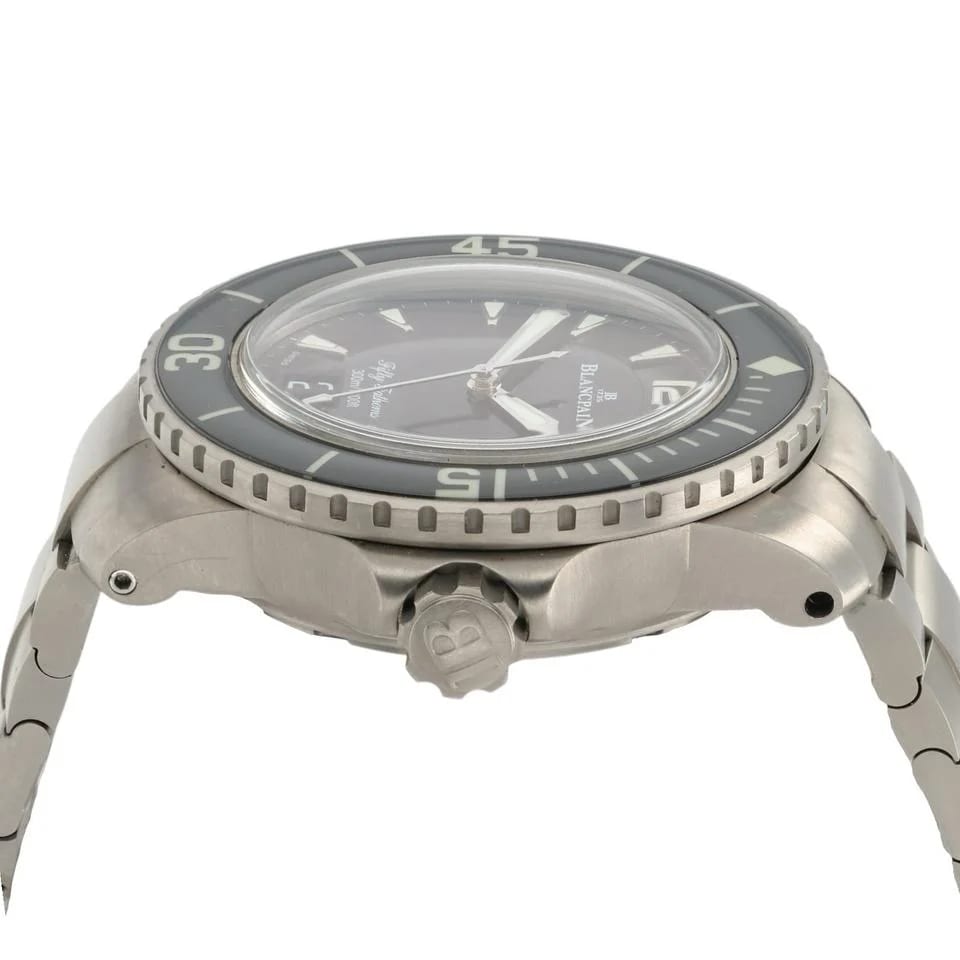 Blancpain Fifty Fathoms Black Dial Titanium 45mm Automatic Men’s 5015-12B30-98B — photo 4