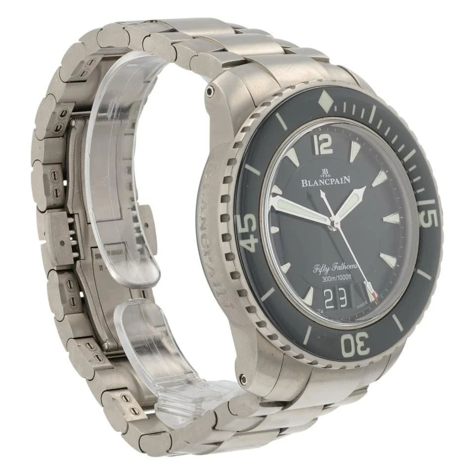 Blancpain Fifty Fathoms Black Dial Titanium 45mm Automatic Men’s 5015-12B30-98B — photo 5